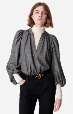 Vanessa Bruno Chemises & Tops^Blouse Bell En Laine & Soie