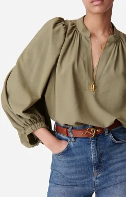 Vanessa Bruno Chemises & Tops^Blouse Bell En Viscose Mélangée