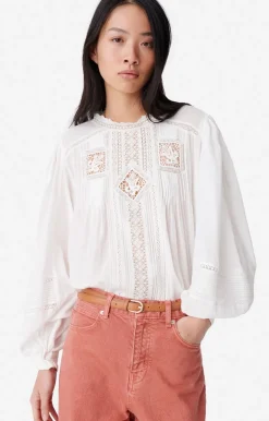 Vanessa Bruno Chemises & Tops^Blouse Calin En Viscose et Coton