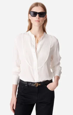 Vanessa Bruno Chemises & Tops^Blouse Deal En Soie Mélangée