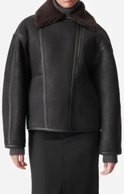 Vanessa Bruno Manteaux & Vestes^Blouson Boris 100% Cuir D'Agneau