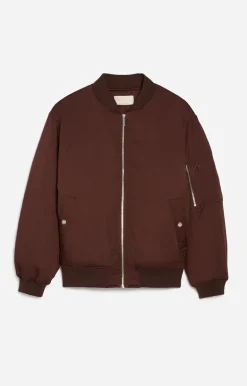 Vanessa Bruno Manteaux & Vestes^Blouson Canada Bomber en Viscose Mélangée