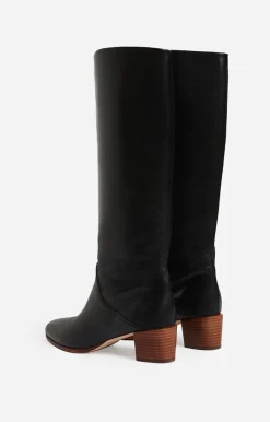 Vanessa Bruno Chaussures^Bottes Hautes Cuir Lisse Fabriqué Au Portugal