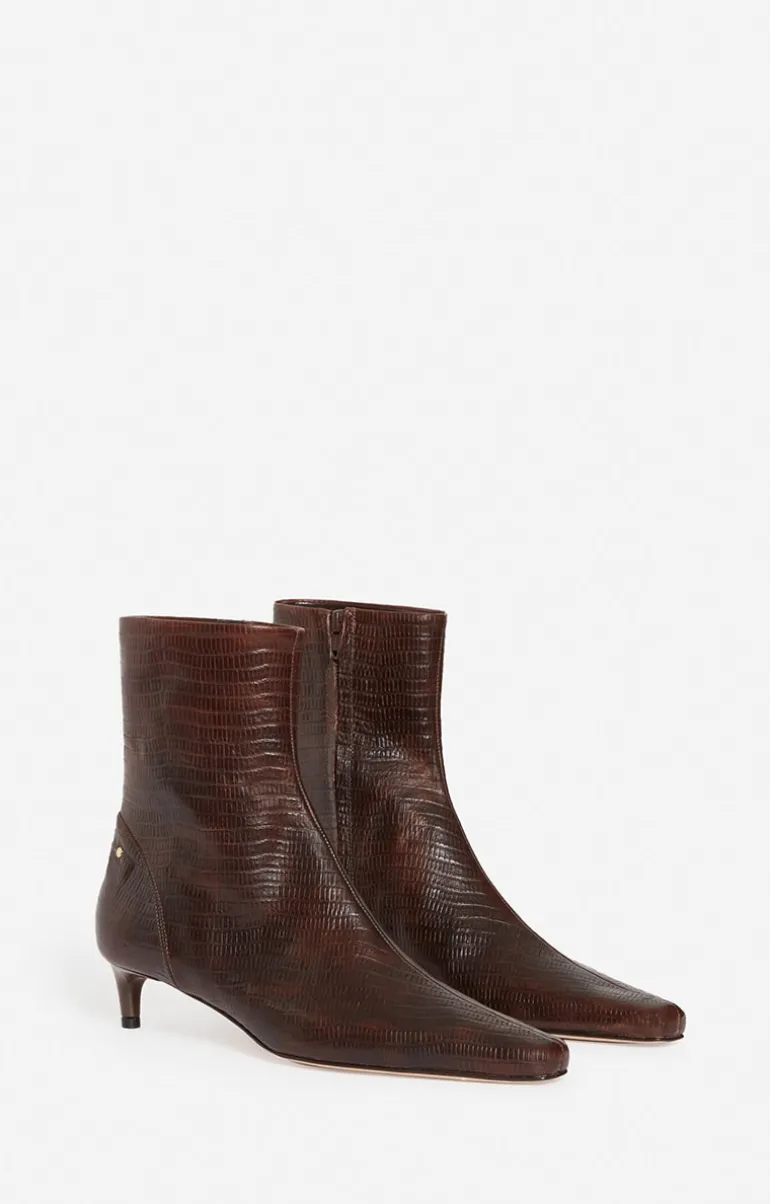 Vanessa Bruno Chaussures^Bottines Cuir Marron Daily Fabriqué En Italie