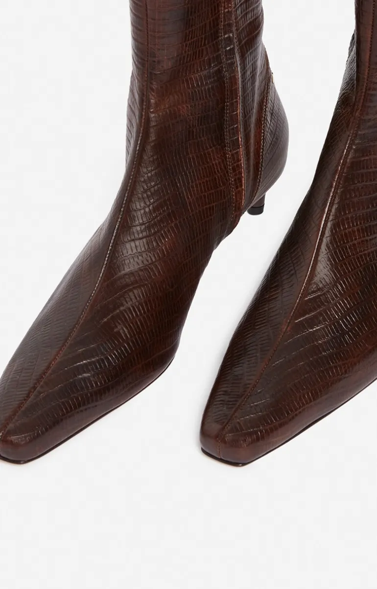 Vanessa Bruno Chaussures^Bottines Cuir Marron Daily Fabriqué En Italie
