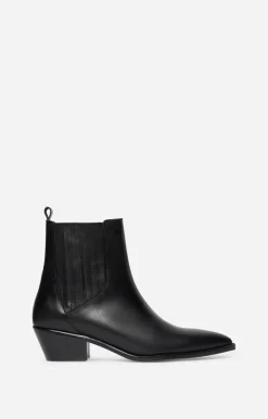 Vanessa Bruno Chaussures^Bottines Santiags En Cuir u00c0 talons de 45mm