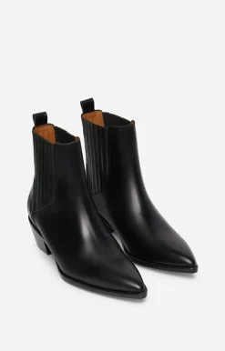 Vanessa Bruno Chaussures^Bottines Santiags En Cuir u00c0 talons de 45mm