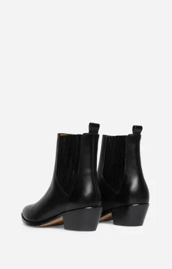 Vanessa Bruno Chaussures^Bottines Santiags En Cuir u00c0 talons de 45mm