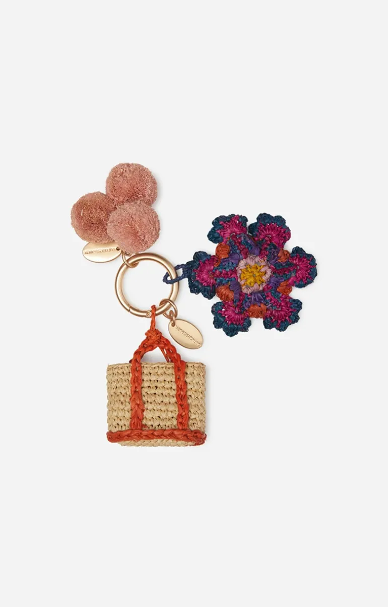 Vanessa Bruno Charms & Porte-clés^Charm Dahlia 100% Raphia
