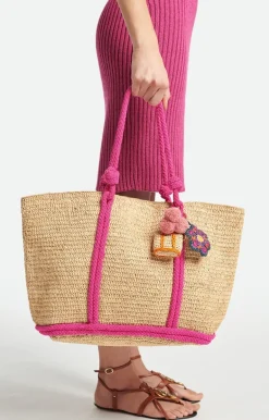 Vanessa Bruno Charms & Porte-clés^Charm Dahlia 100% Raphia