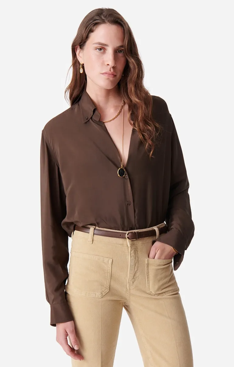 Vanessa Bruno Chemises & Tops^Chemise Druyat En Soie Mélangée