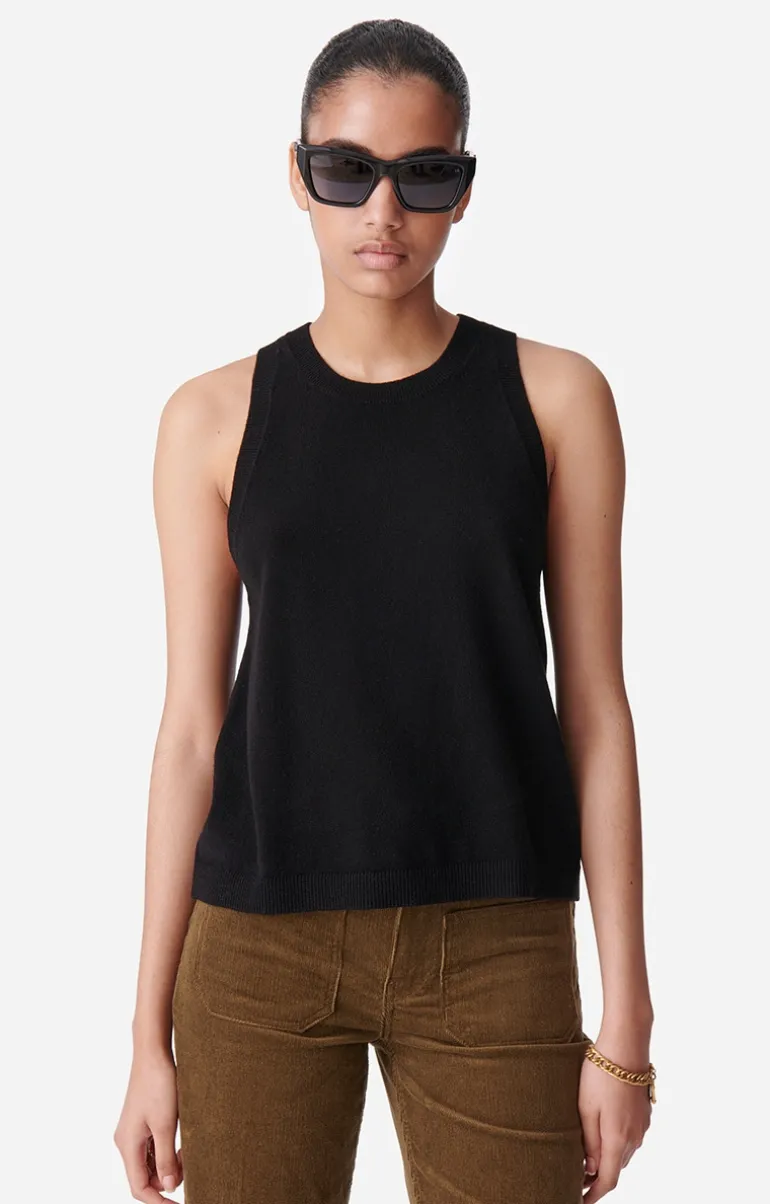 Vanessa Bruno Chemises & Tops^Débardeur Désirée 100% Laine Mérinos