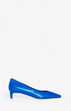 Vanessa Bruno Chaussures^Escarpin Bleu Daily En Cuir D'Agneau