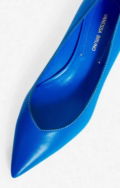 Vanessa Bruno Chaussures^Escarpin Bleu Daily En Cuir D'Agneau