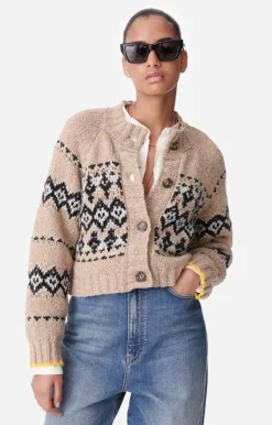Vanessa Bruno Pulls & Gilets^Gilet Damas En Laine Mélangée