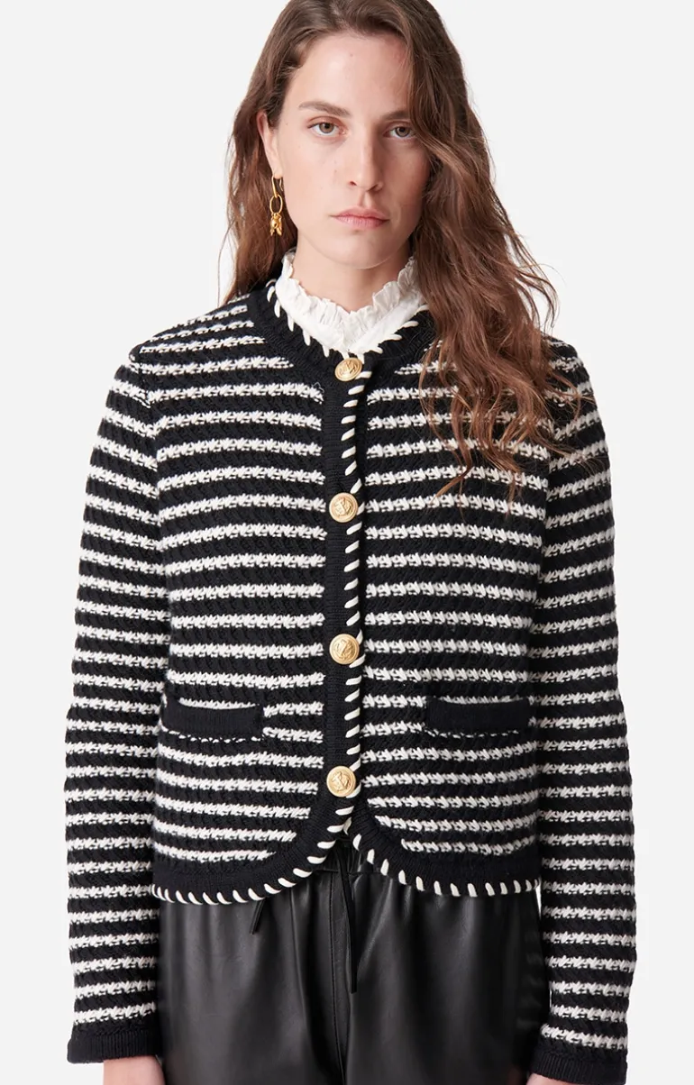 Vanessa Bruno Pulls & Gilets^Gilet Daya En Laine Mérinos & Coton