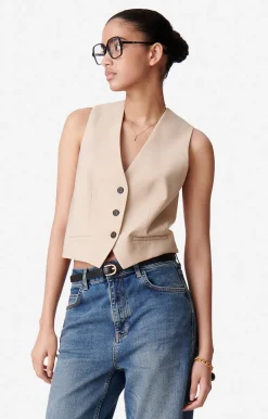 Vanessa Bruno Chemises & Tops^Gilet De Costume Benson En Viscose Mélangée