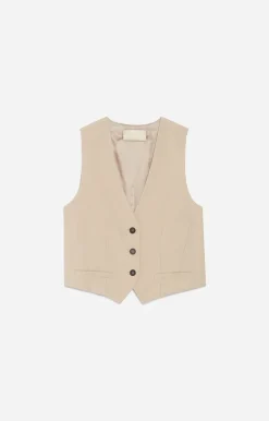 Vanessa Bruno Chemises & Tops^Gilet De Costume Benson En Viscose Mélangée