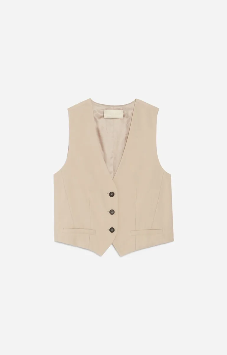 Vanessa Bruno Chemises & Tops^Gilet De Costume Benson En Viscose Mélangée
