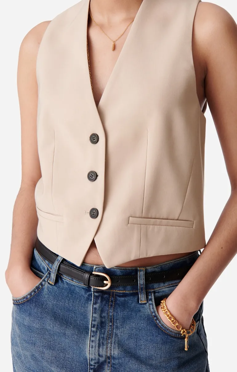 Vanessa Bruno Chemises & Tops^Gilet De Costume Benson En Viscose Mélangée