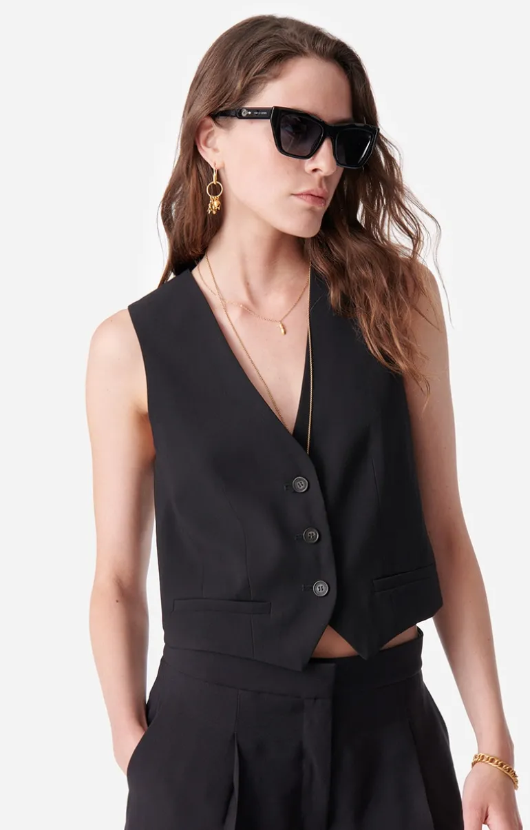 Vanessa Bruno Chemises & Tops^Gilet De Costume Benson En Viscose Mélangée
