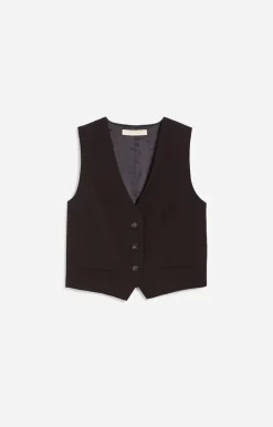 Vanessa Bruno Chemises & Tops^Gilet De Costume Benson En Viscose Mélangée