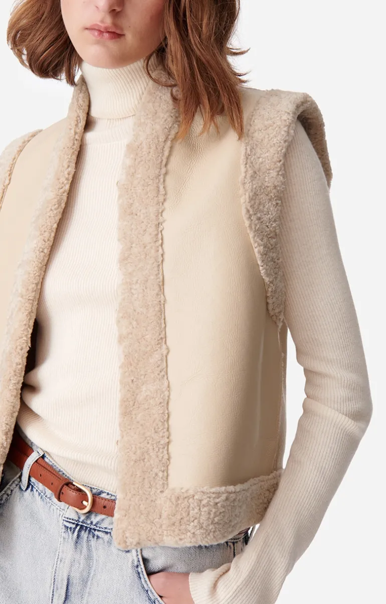 Vanessa Bruno Pulls & Gilets^Gilet Sans Manches Daman En Polyester Mélangé