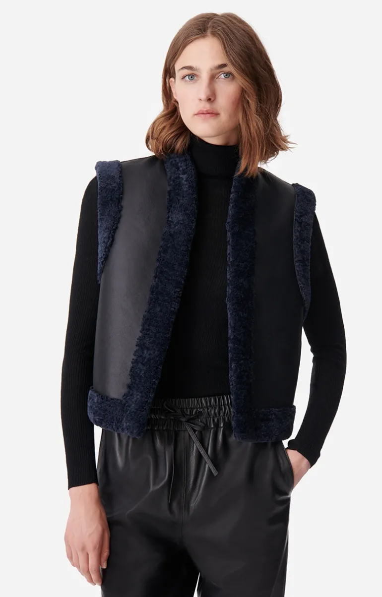 Vanessa Bruno Pulls & Gilets^Gilet Sans Manches Daman En Polyester Mélangé