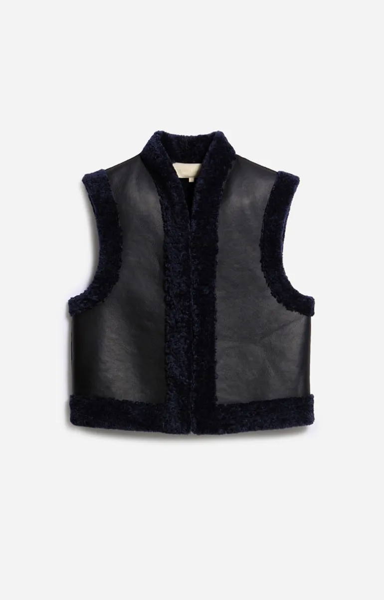 Vanessa Bruno Pulls & Gilets^Gilet Sans Manches Daman En Polyester Mélangé