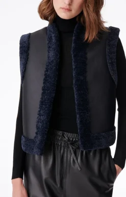 Vanessa Bruno Pulls & Gilets^Gilet Sans Manches Daman En Polyester Mélangé