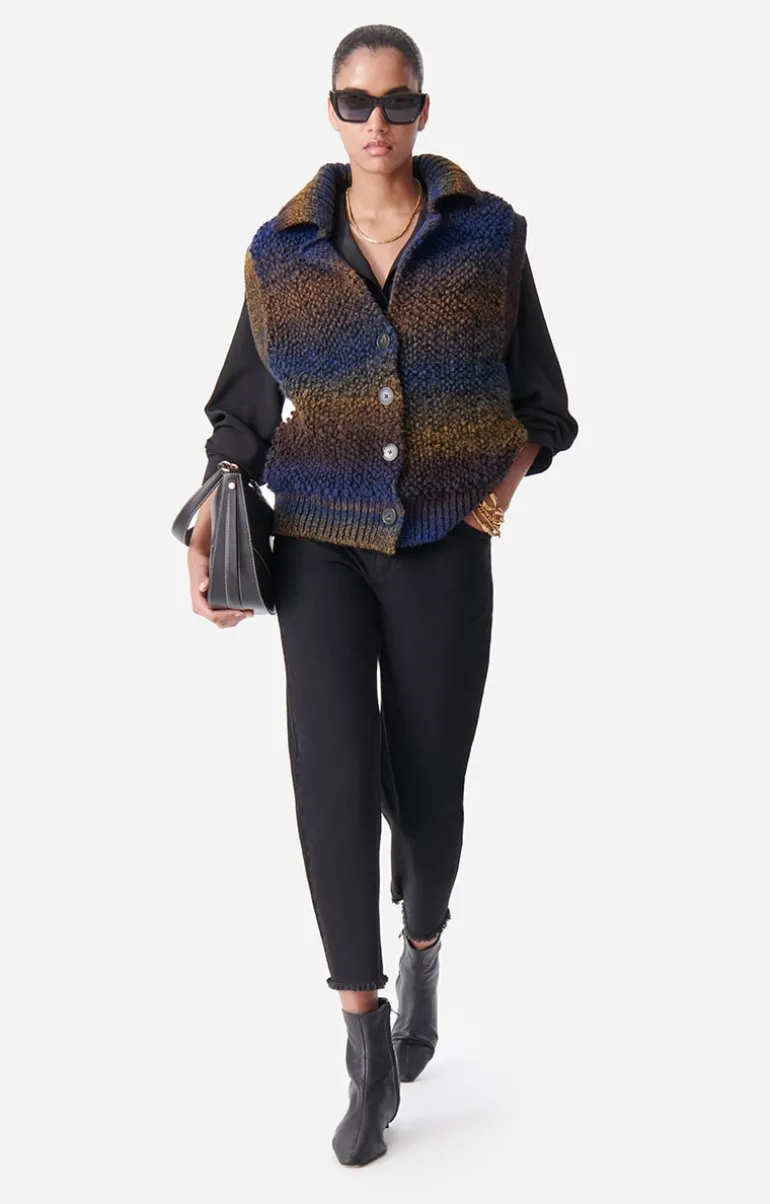 Vanessa Bruno Pulls & Gilets^Gilet Sans Manches Dilda En Laine Mélangée