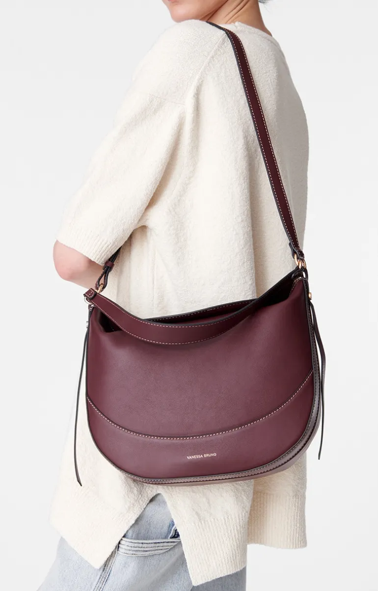 Vanessa Bruno Sacs Porté Épaule^Grand Sac Daily En Cuir En Cuir Lisse