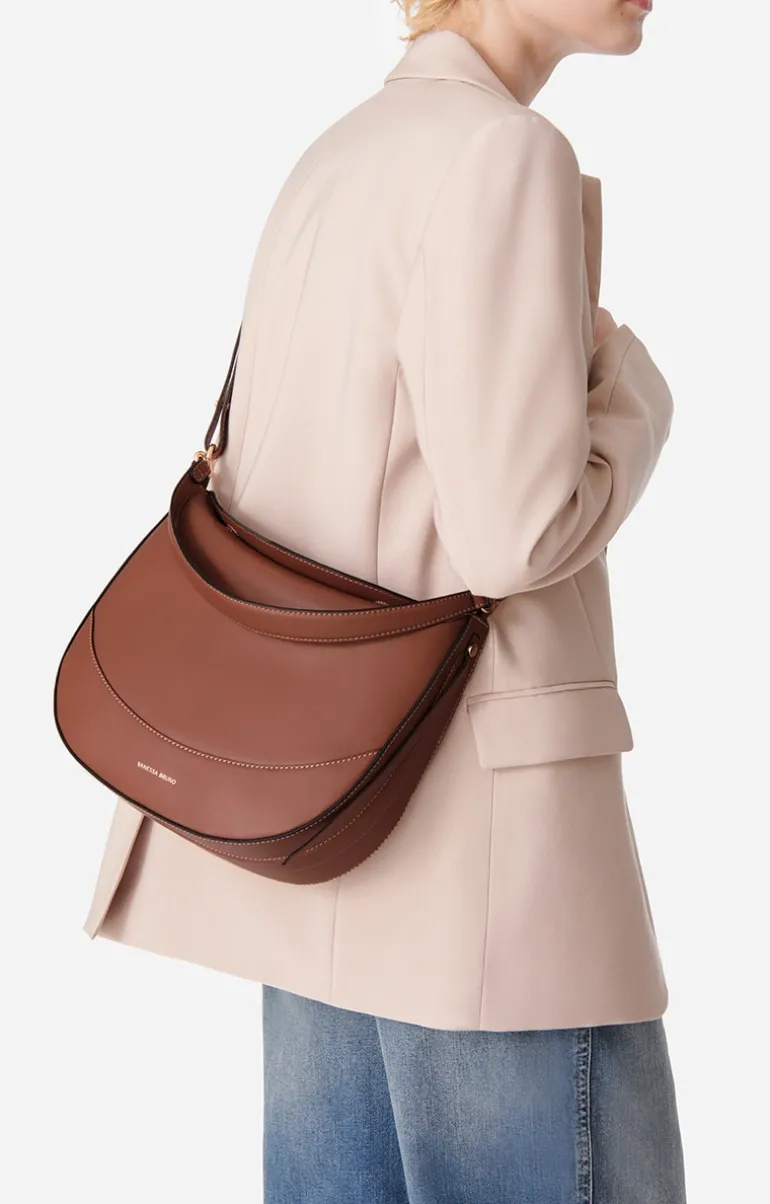 Vanessa Bruno Sacs Porté Épaule^Grand Sac Daily En Cuir En Cuir Lisse