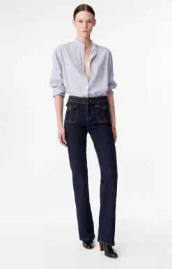 Vanessa Bruno Denim^Jean Bootcut Nano En Coton Mélangé