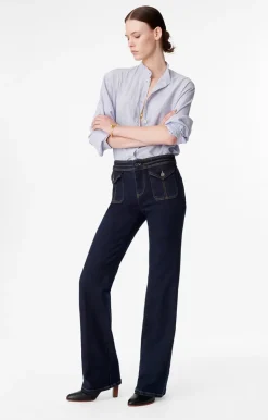 Vanessa Bruno Denim^Jean Bootcut Nano En Coton Mélangé