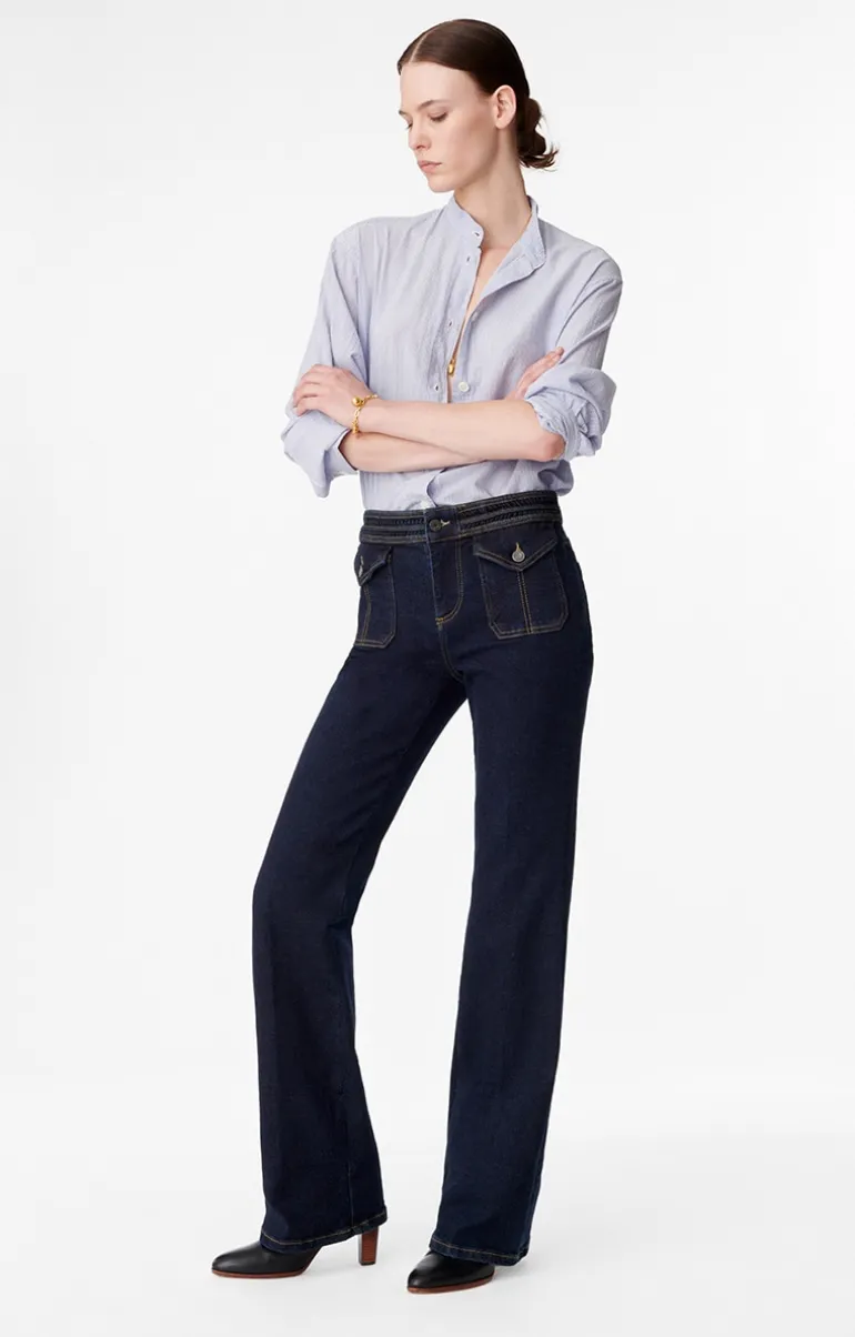 Vanessa Bruno Denim^Jean Bootcut Nano En Coton Mélangé