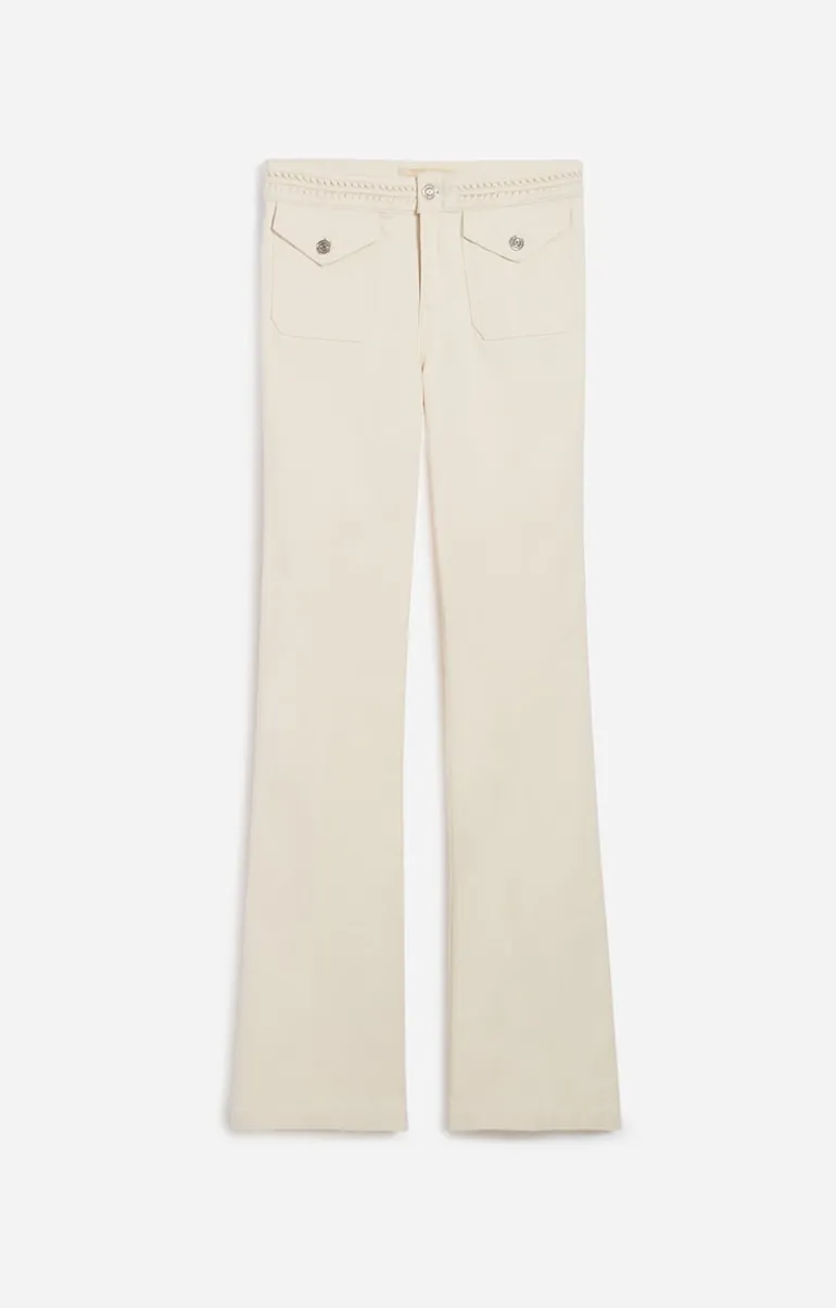 Vanessa Bruno Denim^Jean Bootcut Nano En Coton Mélangé