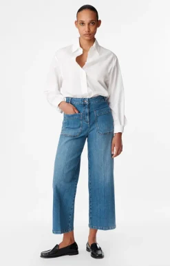 Vanessa Bruno Denim^Jean Crop Helias En Coton Mélangé