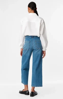 Vanessa Bruno Denim^Jean Crop Helias En Coton Mélangé