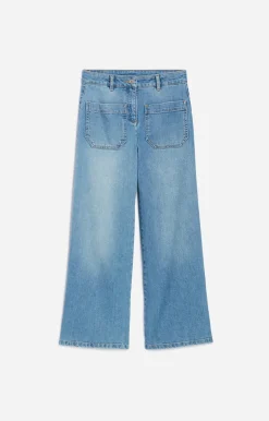 Vanessa Bruno Denim^Jean crop Helias En coton mélangé