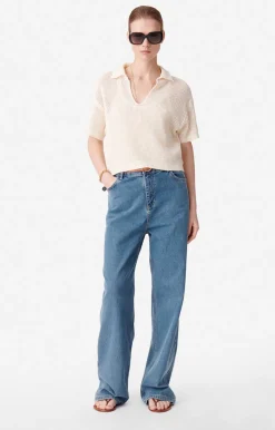 Vanessa Bruno Denim^Jean Droit Tybalt En coton mélangé