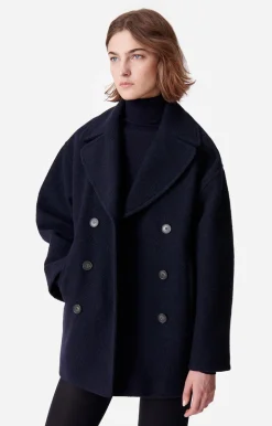Vanessa Bruno Manteaux & Vestes^Manteau Berlin En Laine & Coton