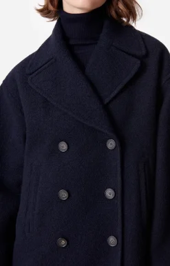Vanessa Bruno Manteaux & Vestes^Manteau Berlin En Laine & Coton