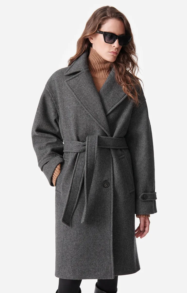 Vanessa Bruno Manteaux & Vestes^Manteau Cecil En Laine Mélangée