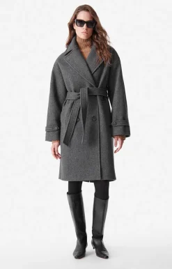Vanessa Bruno Manteaux & Vestes^Manteau Cecil En Laine Mélangée