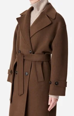 Vanessa Bruno Manteaux & Vestes^Manteau Cecil En Laine Mélangée