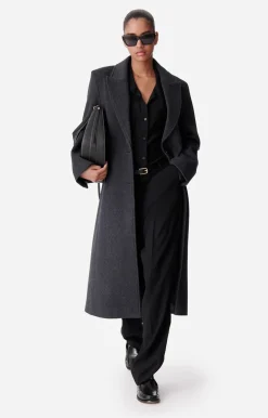 Vanessa Bruno Manteaux & Vestes^Manteau Darius En Laine Mélangée