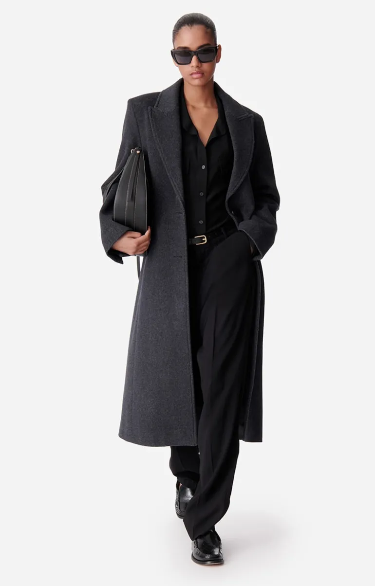 Vanessa Bruno Manteaux & Vestes^Manteau Darius En Laine Mélangée