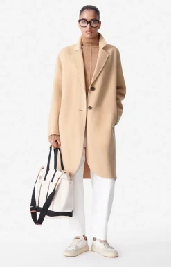 Vanessa Bruno Manteaux & Vestes^Manteau Devda En Laine Mélangée
