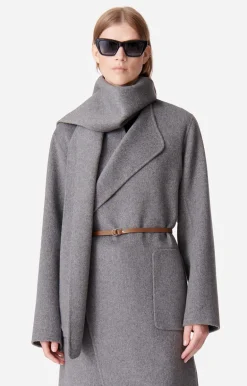 Vanessa Bruno Manteaux & Vestes^Manteau Valeran En Laine Mélangée